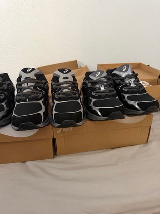 Scarpe Sportive Asics NYC Nere e Argento