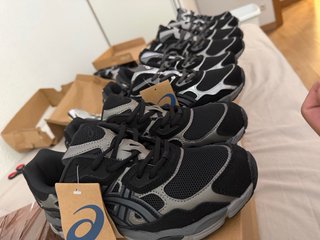 Scarpe Sportive Asics NYC Nere e Argento