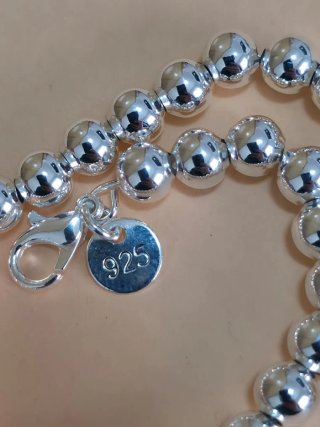 Pulsera de Plata 925 de bolas (18/20cm)