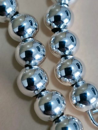 Pulsera de Plata 925 de bolas (18/20cm)