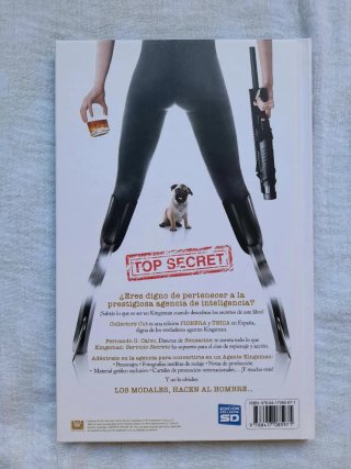 NUEVO DVD+Libro Kingsman