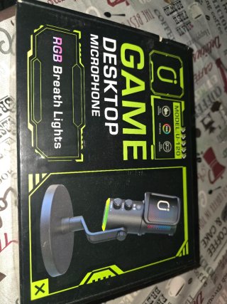 Micrófono Gaming Q RGB Breath Lights