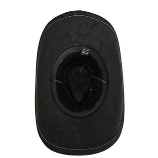 Sombrero Negro Gorro Vaquero Hebilla Toro Marrón