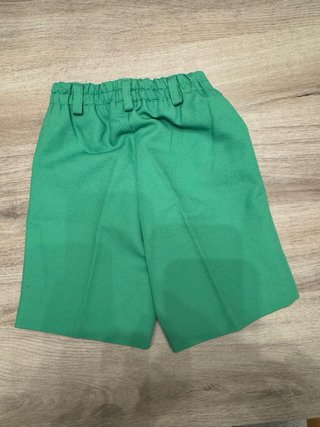Pantalón corto verde niño T-3 Susana Yebra