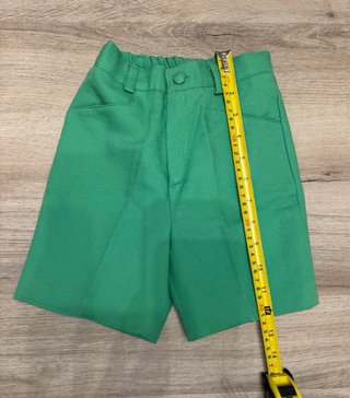 Pantalón corto verde niño T-3 Susana Yebra