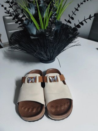 Sandalias Anatómicas Beige y Marrones