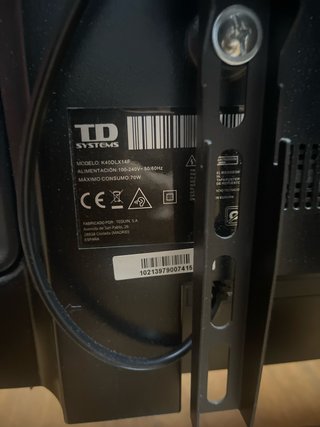 TV TD Systems 40 Negra