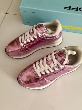 Zapatillas Hoff Mujer o niña Rosa Metálico n35