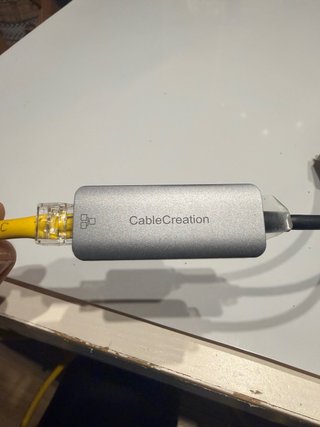 Adaptador USB-C a Ethernet RJ45 Gigabit