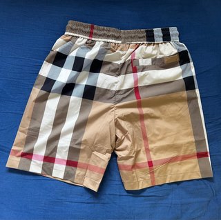 Pantaloncino nuovo Uomo Beige Multicolor