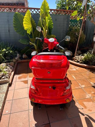Scooter Movilidad Reducida Eléctrica Tekuon Roja