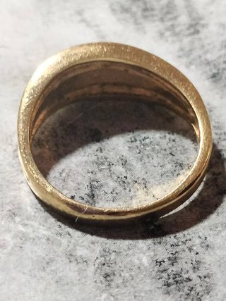 Conjunto Pendientes y Anillo Dorado