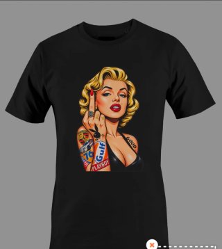 Maglietta Marilyn Monroe Fuck You vintage