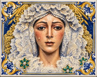 Azulejo Virgen Macarena
