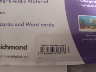 Libro de inglés 4° primaria. Editorial Richmond