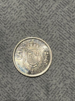 LOTE DE 35 MONEDAS DE 5 PESETAS – ESPAÑA