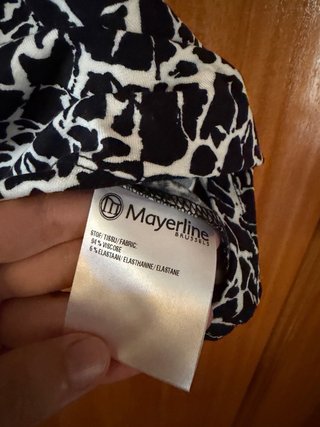 Top Mayerline Preto Renda Tamanho M