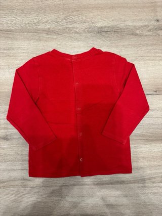 Lote 5 camisetas manga larga niño T 12-18 meses