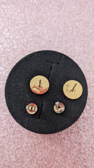 Pendientes Bimba y Lola dorados y rosas
