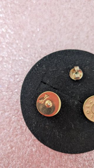 Pendientes Bimba y Lola dorados y rosas