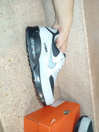 Nike Air Max 90 Gris y Blanco