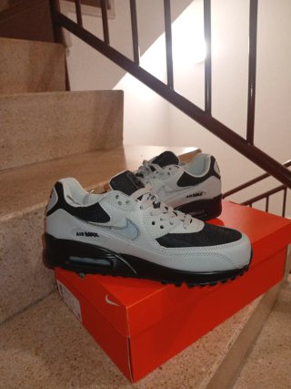 Nike Air Max 90 Gris y Blanco