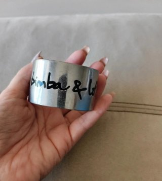 Pulsera Bimba y Lola Plata y Negro