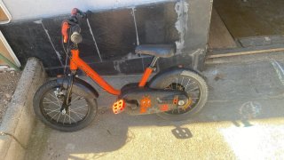 Bicicleta infantil Btwin naranja