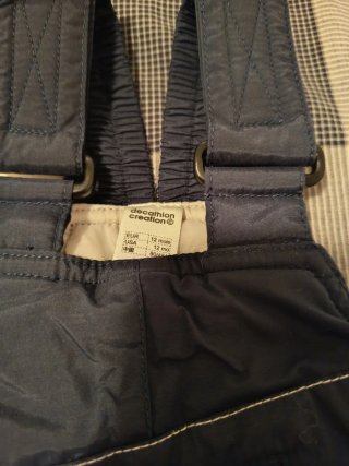 Mono de esquí azul 12 mese