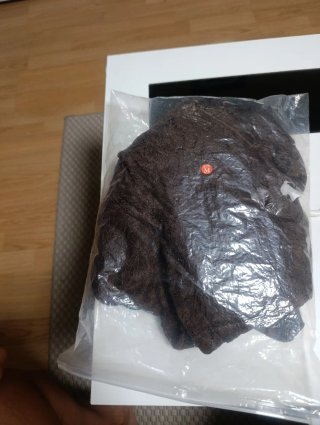 Vestido de encaje marrón