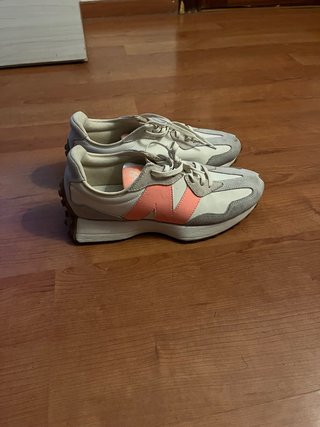 Zapatillas New Balance 327 Rosa y Blanco