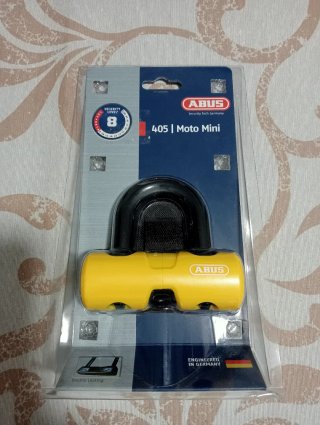 Antirrobo Oxford XD10 Disco Alarma Amarillo/Negro