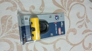 Antirrobo Oxford XD10 Disco Alarma Amarillo/Negro