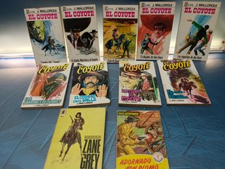 11 novelas Pulp EL COYOTE, J.mallorqui y mas