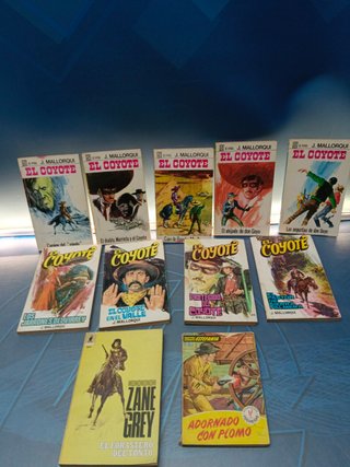 11 novelas Pulp EL COYOTE, J.mallorqui y mas