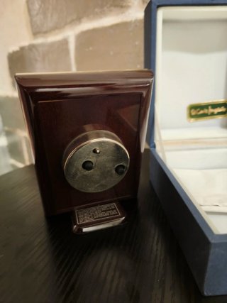Reloj de sobremesa Christofle plateado