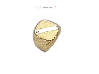 sello oro 18k con piedra con circonita