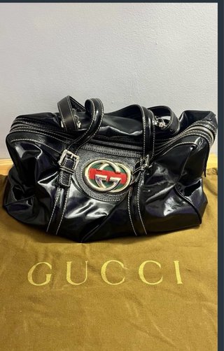 Bolso Gucci Negro Charol