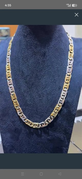 Cadena Oro Amarillo y Bicolor 18k