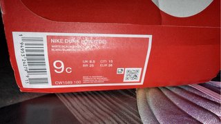 Nike Dunk Low niño Talla 26