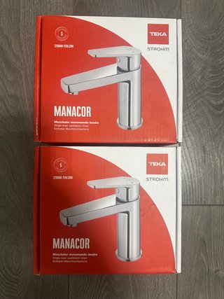 2 Grifo de lavabo Teka Strohm Manacor