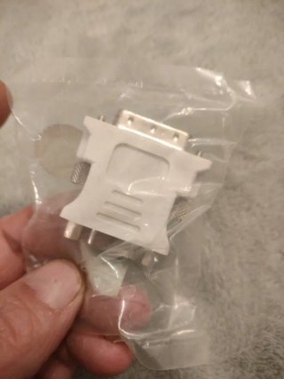 Adaptador Conversor DVI a VGA Blanco