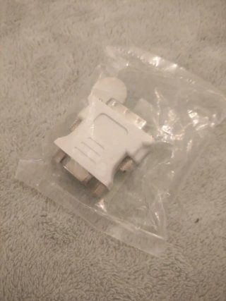 Adaptador Conversor DVI a VGA Blanco