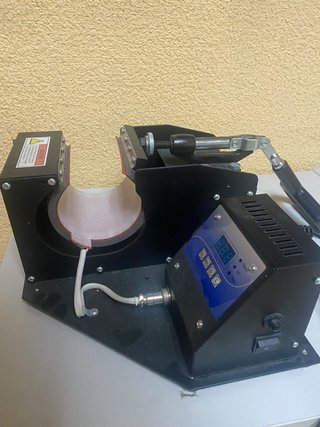 Plancha para sublimación cilíndrica
