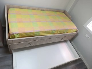 Cama nido con cajones de almacenaje