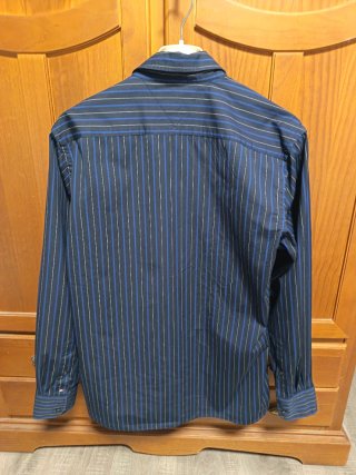 Camisa Tommy Hilfiger Talla L Rayas Azul