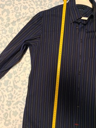Camisa Tommy Hilfiger Talla L Rayas Azul