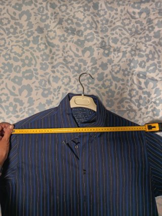 Camisa Tommy Hilfiger Talla L Rayas Azul