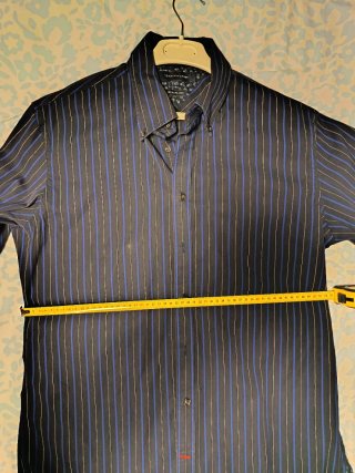 Camisa Tommy Hilfiger Talla L Rayas Azul
