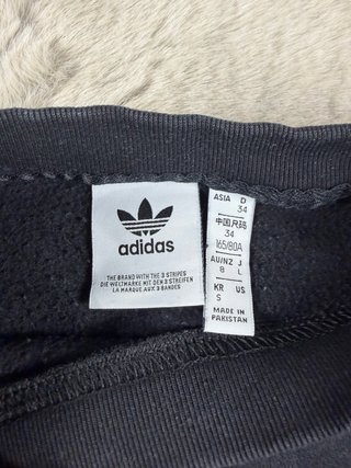 Sudadera Adidas Originals Negra Crop